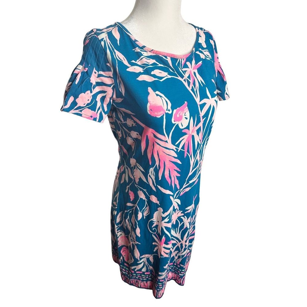 Lilly Pulitzer Marah Tidal Wave Its Prime Time Engineered Dress Sz Small